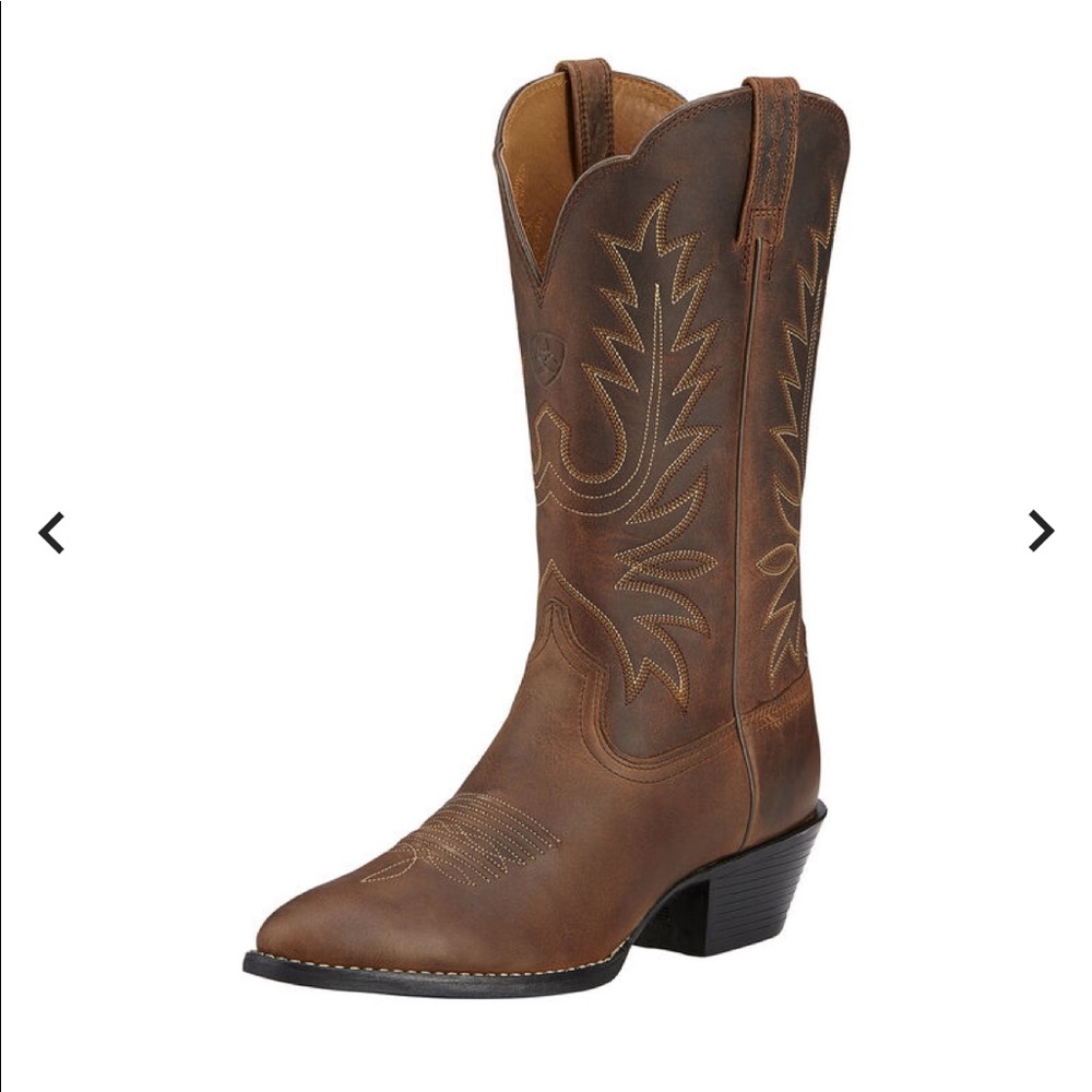 Ariat Heritage R Toe Western Boot Wide Calf New Size 6